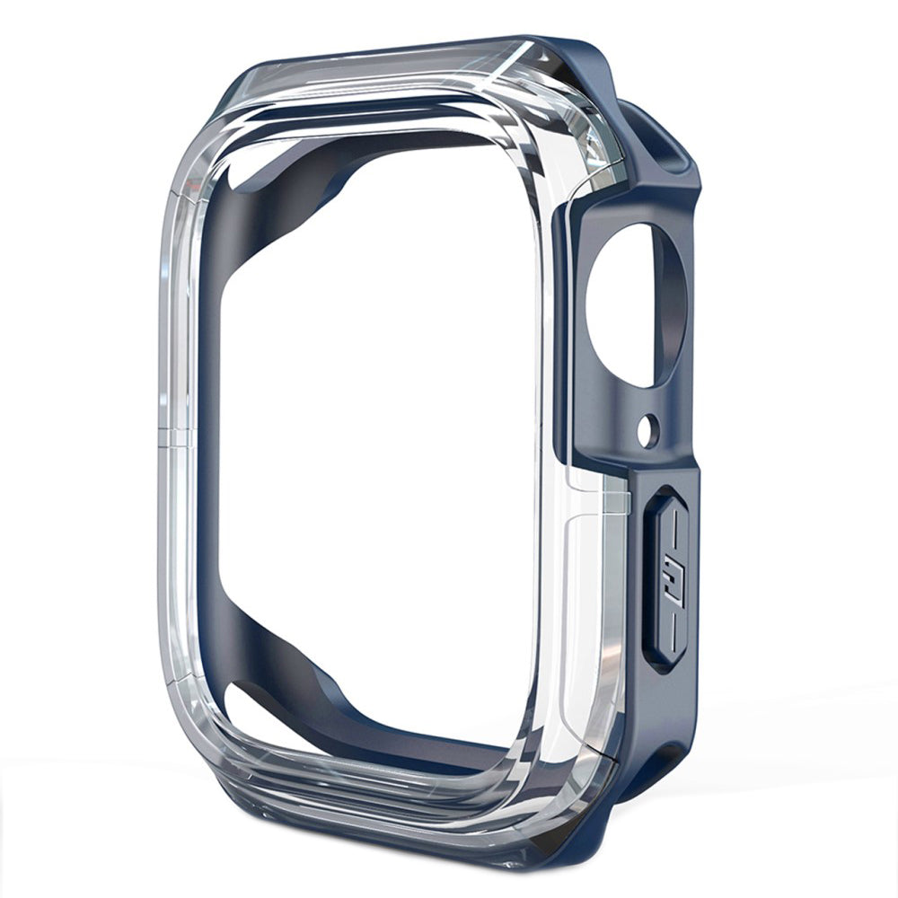 Universal Apple Gennemsigtig Silikone Bumper  - Blå#serie_5