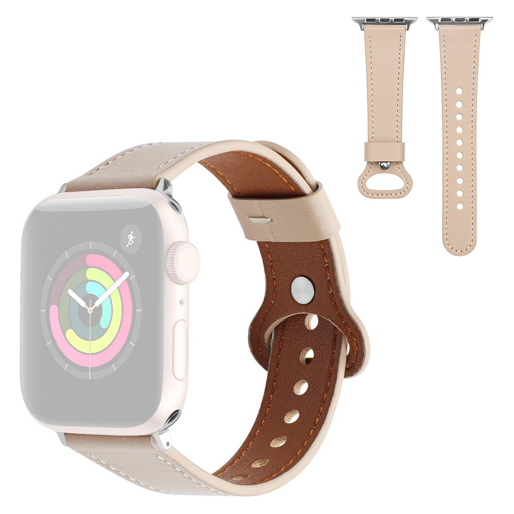 Vildt cool Universal Apple Ægte læder Rem - Brun#serie_3