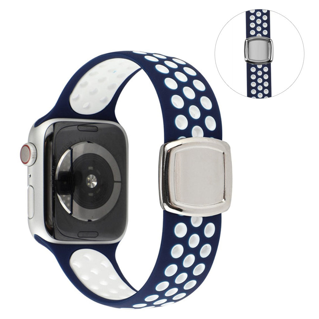 Super smuk Universal Apple Silikone Rem - Blå#serie_14