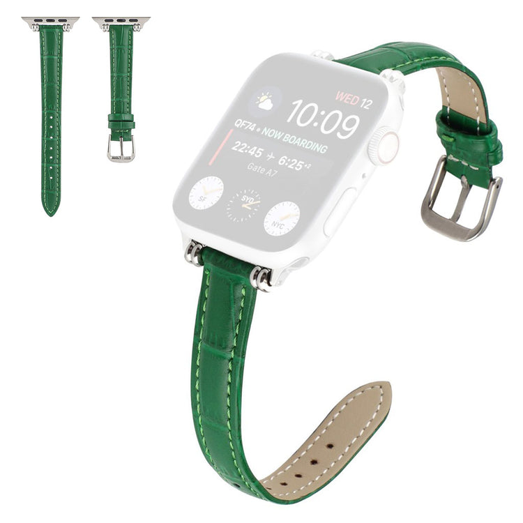Helt vildt fed Universal Apple Ægte læder Rem - Grøn#serie_6