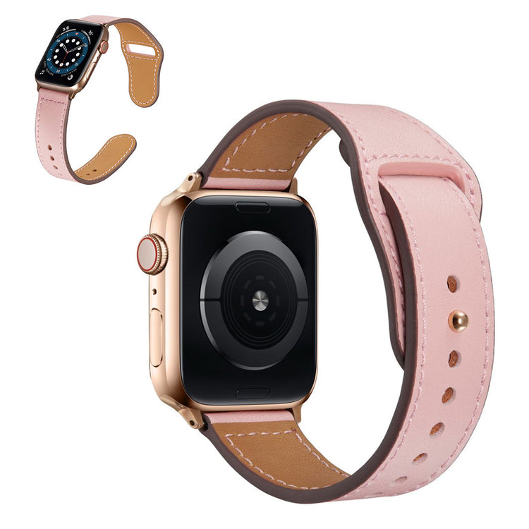 Mega sejt Universal Apple Ægte læder Rem - Pink#serie_2