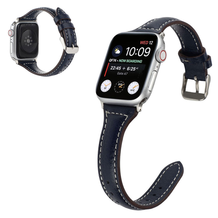 Mega nydelig Universal Apple Kunstlæder Rem - Blå#serie_5