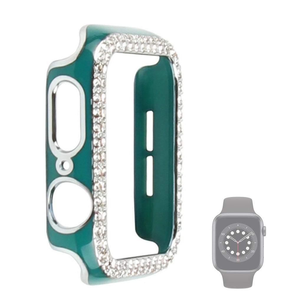 Universal Apple  Plastik og Rhinsten Bumper  - Grøn#serie_12