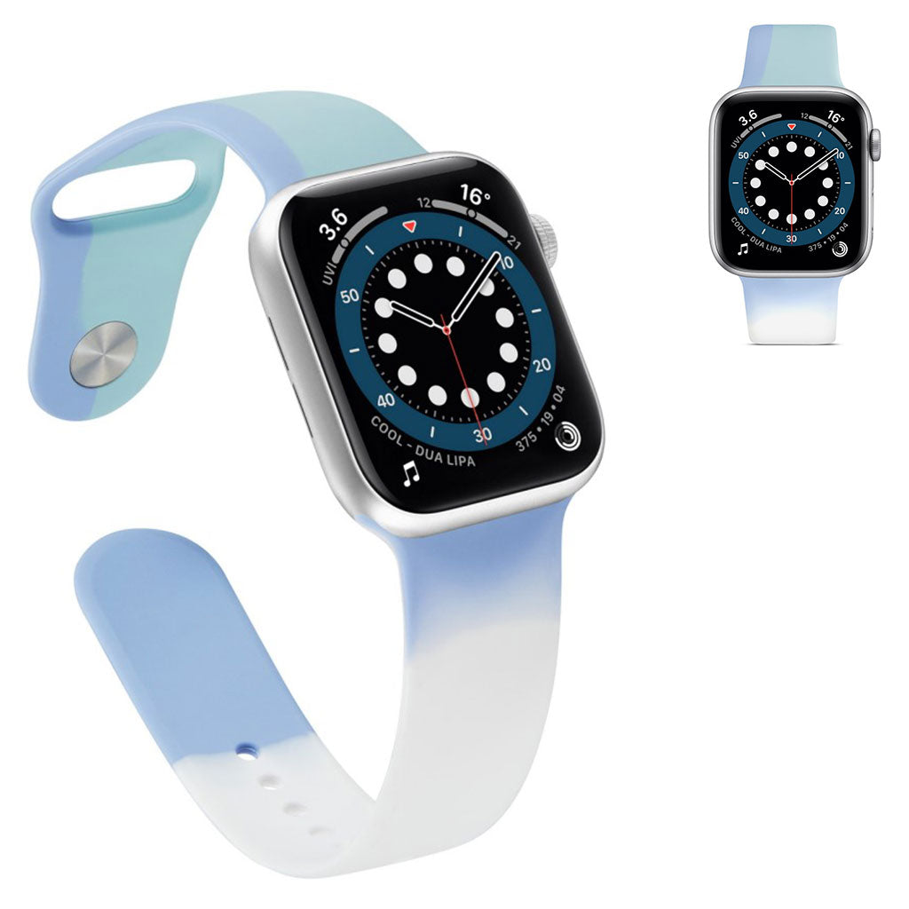 Super cool Universal Apple Silikone Rem - Størrelse: S - Blå#serie_13