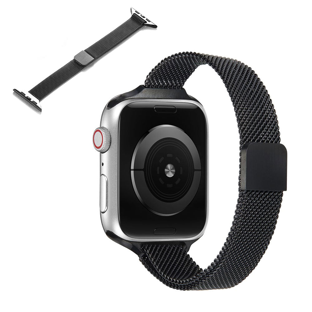 Helt vildt elegant Universal Apple Metal Rem - Sort#serie_4