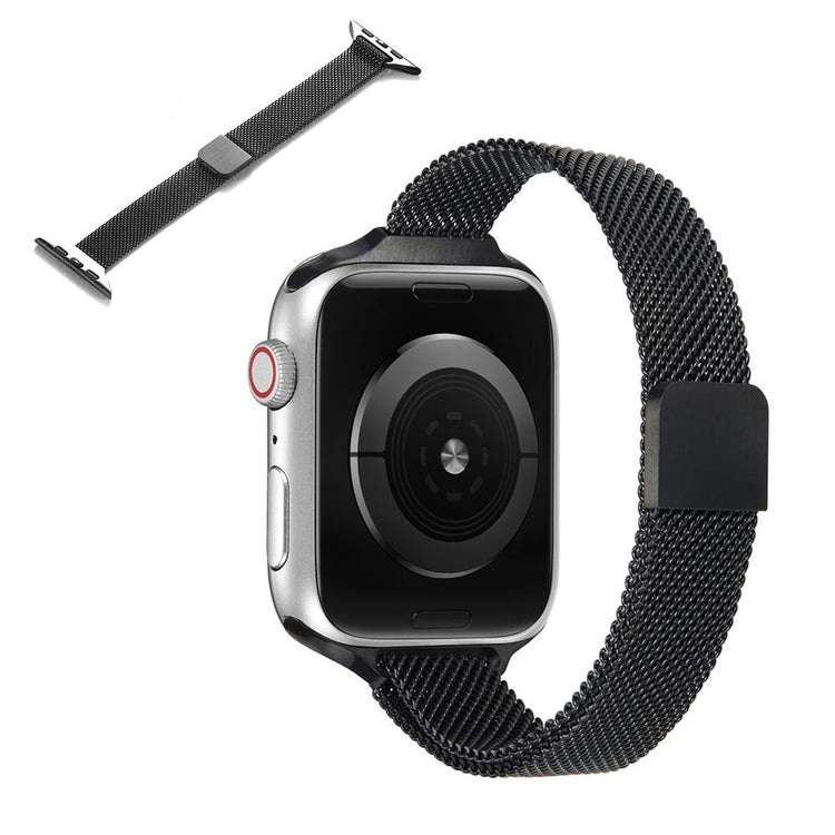 Helt vildt elegant Universal Apple Metal Rem - Sort#serie_4