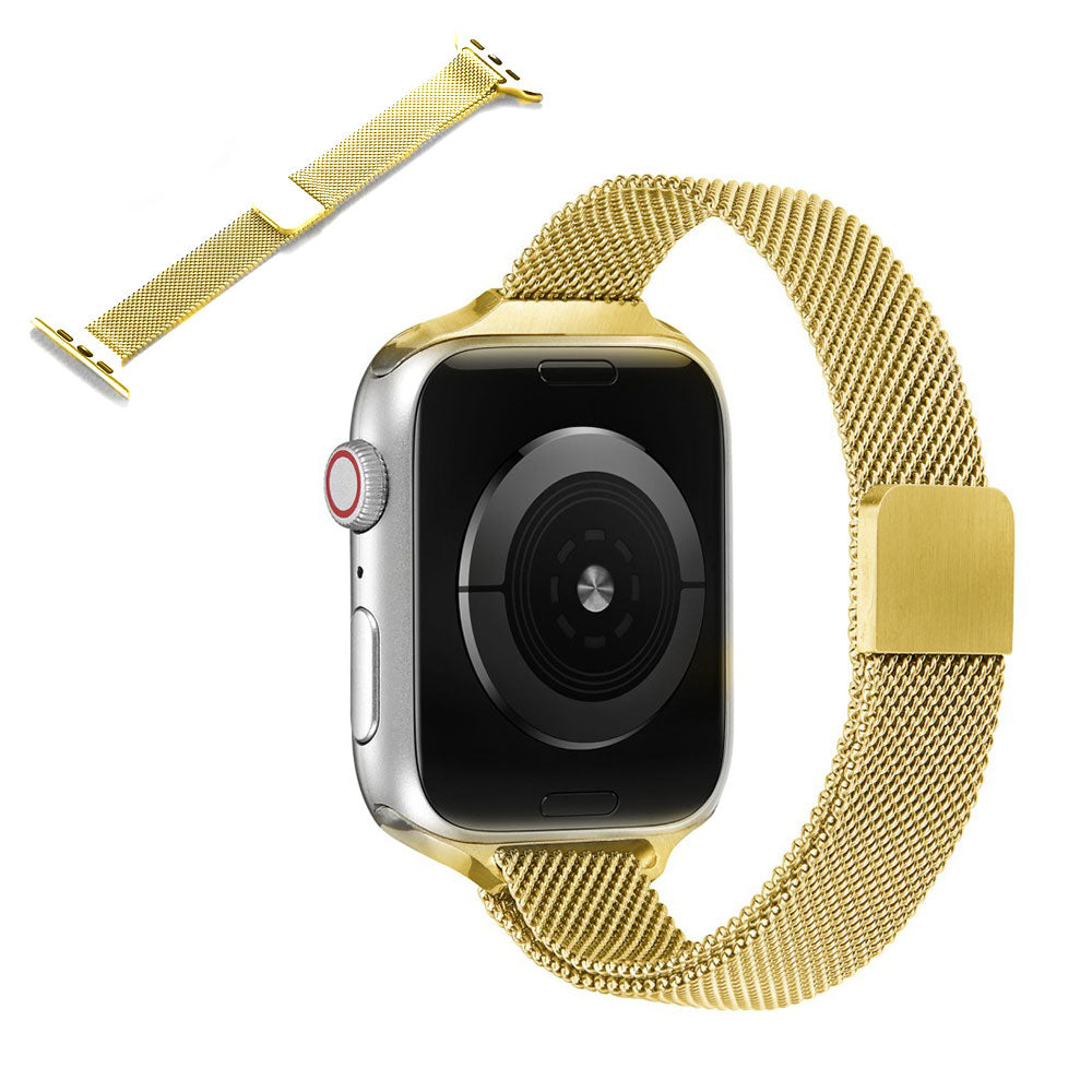 Helt vildt elegant Universal Apple Metal Rem - Guld#serie_5