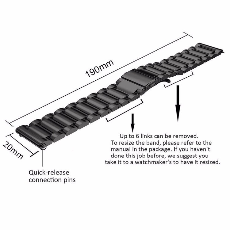 Super sejt Universal Metal Rem - Sort#serie_1