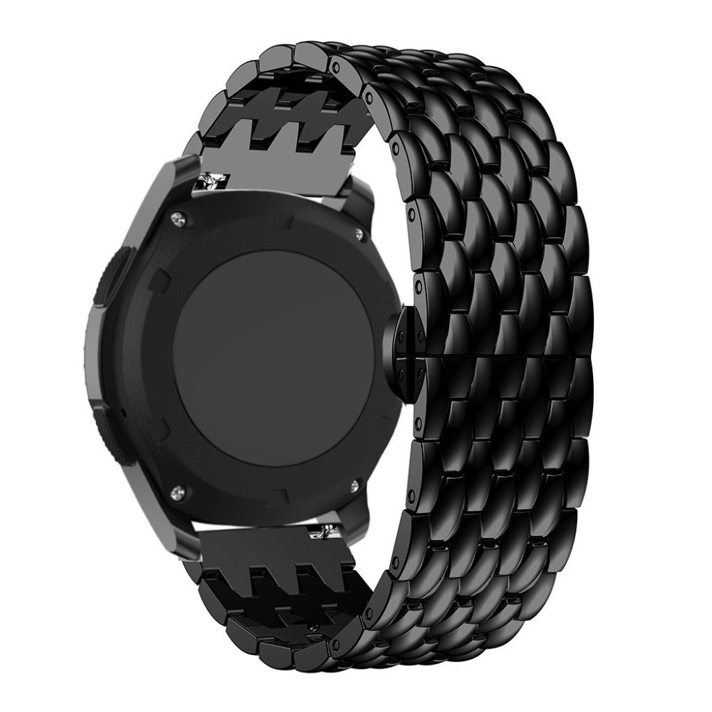 Tidsløst Universal Metal Rem - Sort#serie_1