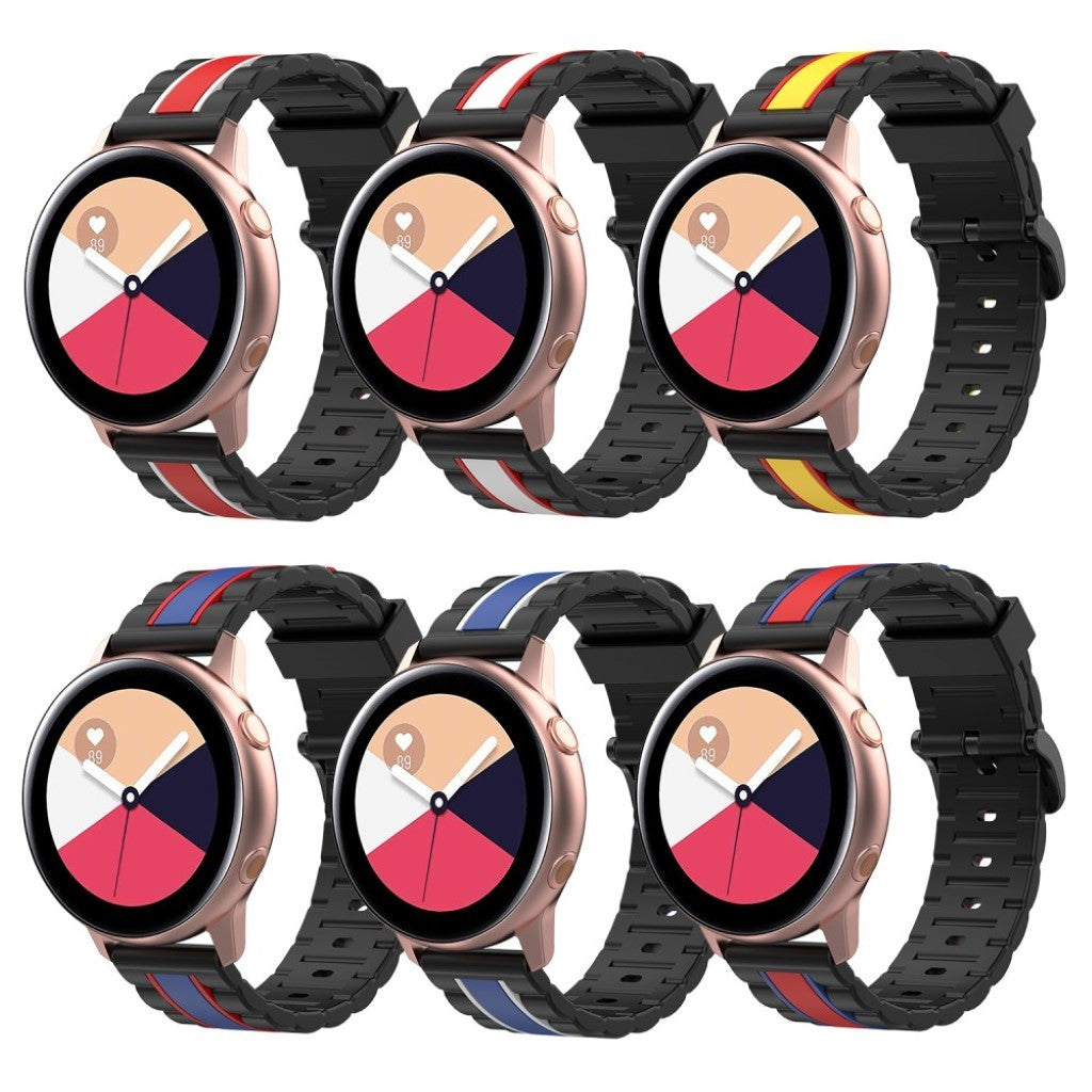 Rigtigt flot Universal Silikone Rem - Sort#serie_1