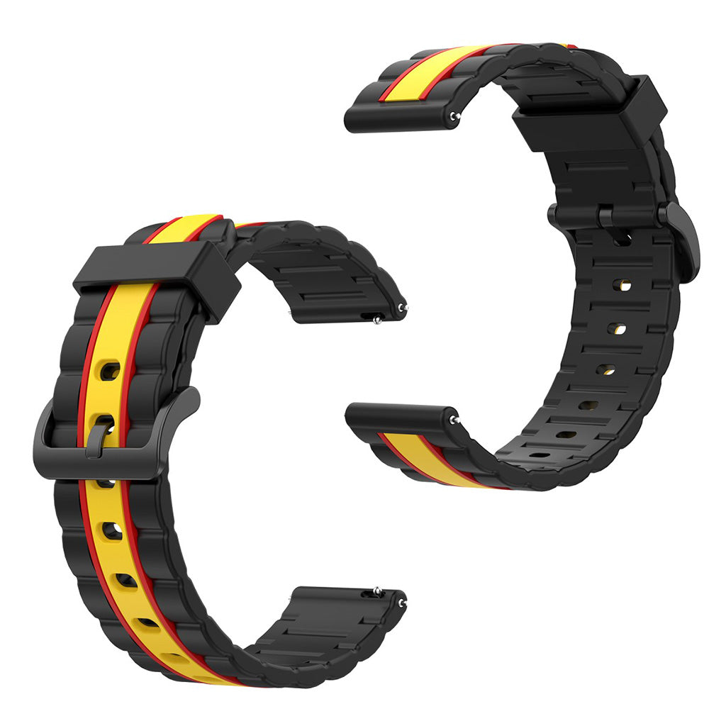 Rigtigt flot Universal Silikone Rem - Sort#serie_6