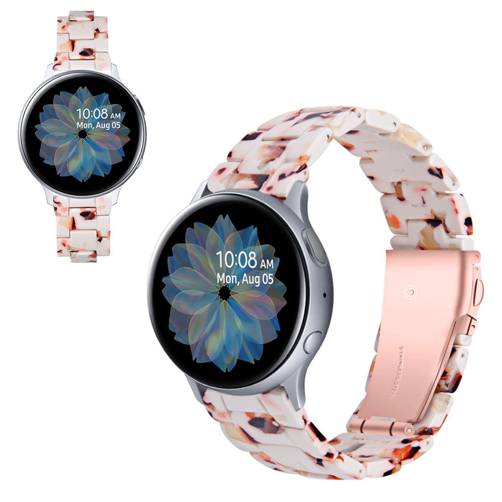 Samsung Galaxy Watch (46mm) / Samsung Galaxy Watch Active  Rem - Hvid#serie_5