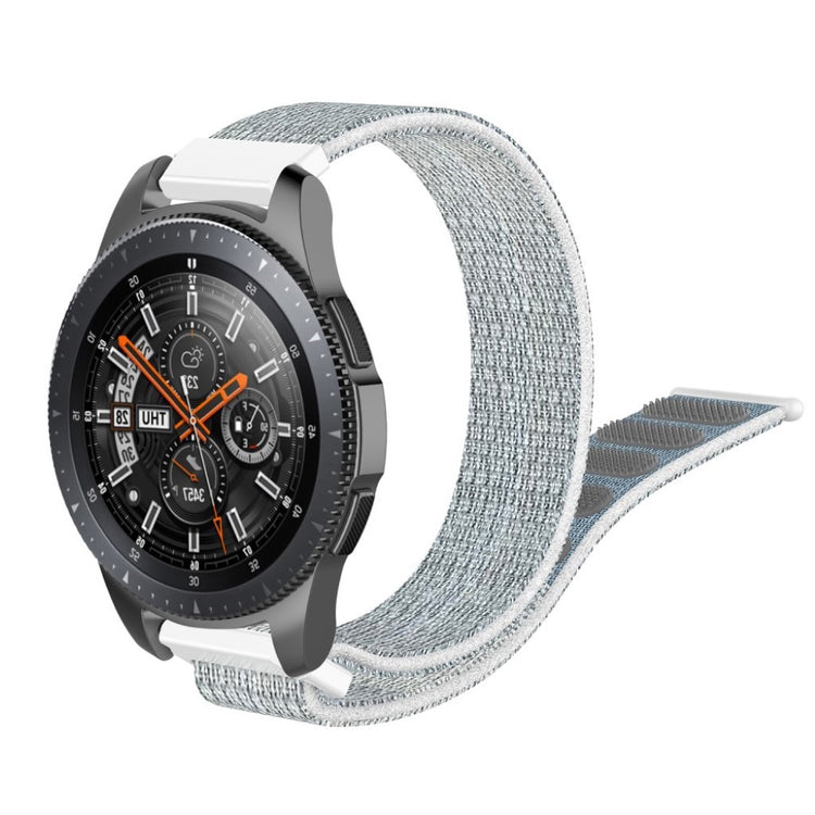 Helt vildt elegant Samsung Galaxy Watch (46mm) Nylon Rem - Hvid#serie_2