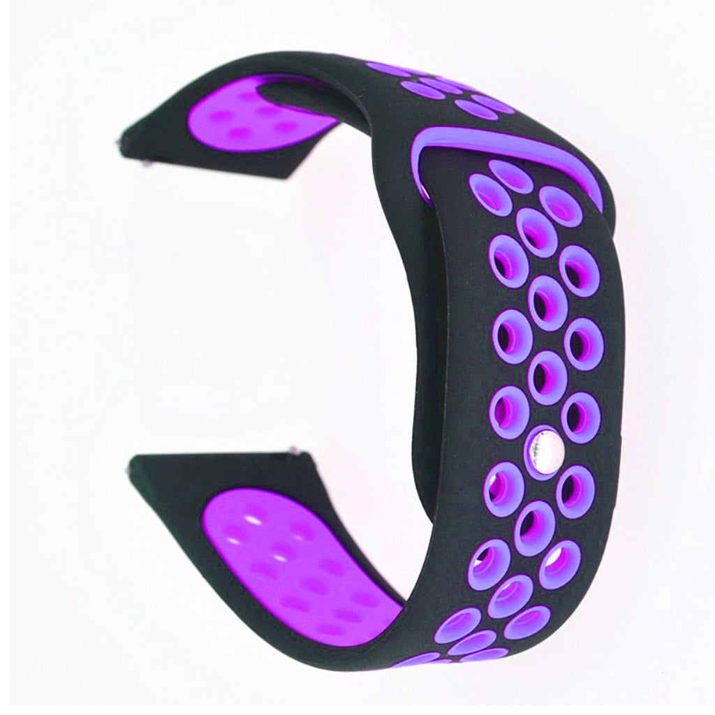 Super pænt Samsung Galaxy Watch Active Silikone Rem - Flerfarvet#serie_10