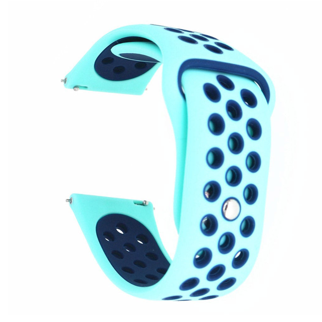 Super pænt Samsung Galaxy Watch Active Silikone Rem - Blå#serie_12