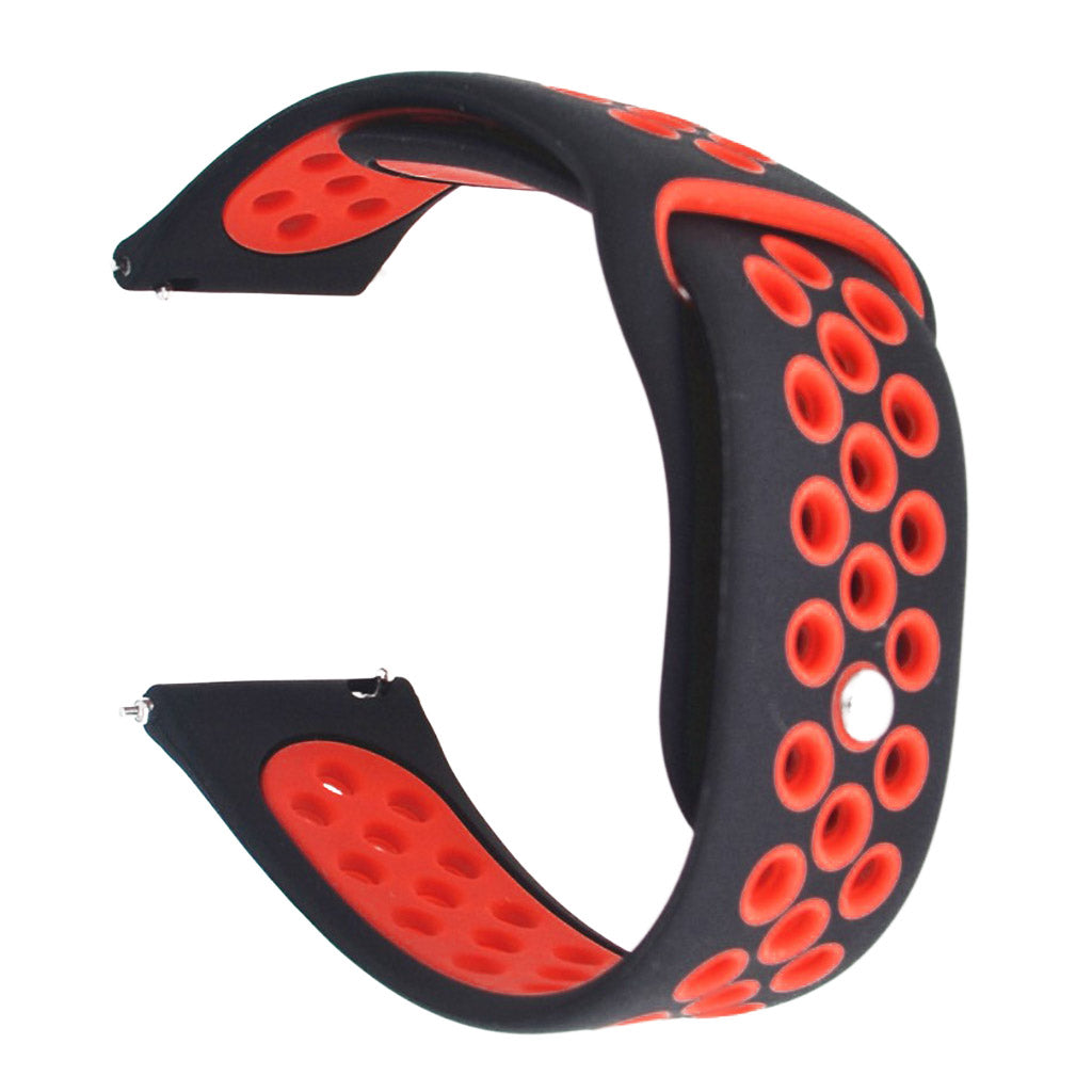 Super pænt Samsung Galaxy Watch Active Silikone Rem - Sort#serie_13