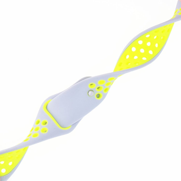 Super pænt Samsung Galaxy Watch Active Silikone Rem - Sølv#serie_16