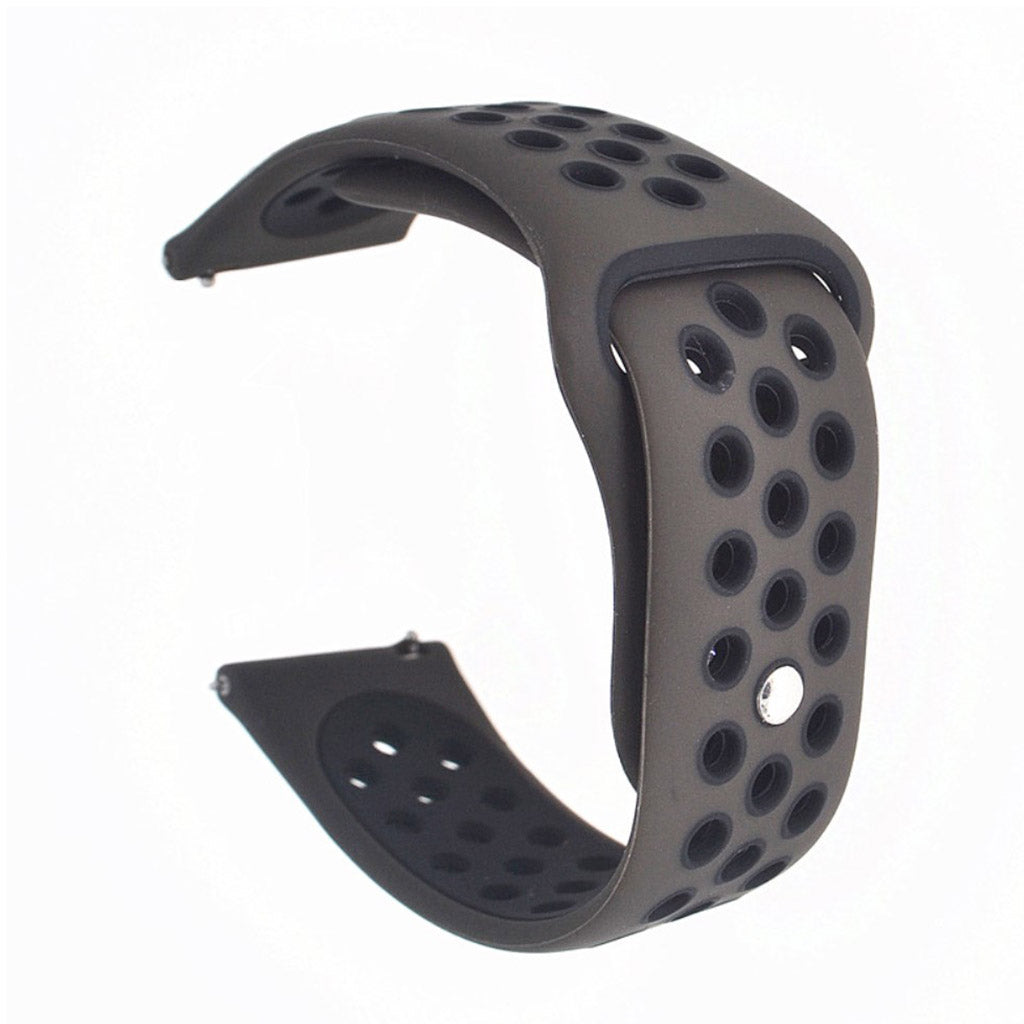 Super pænt Samsung Galaxy Watch Active Silikone Rem - Sort#serie_18