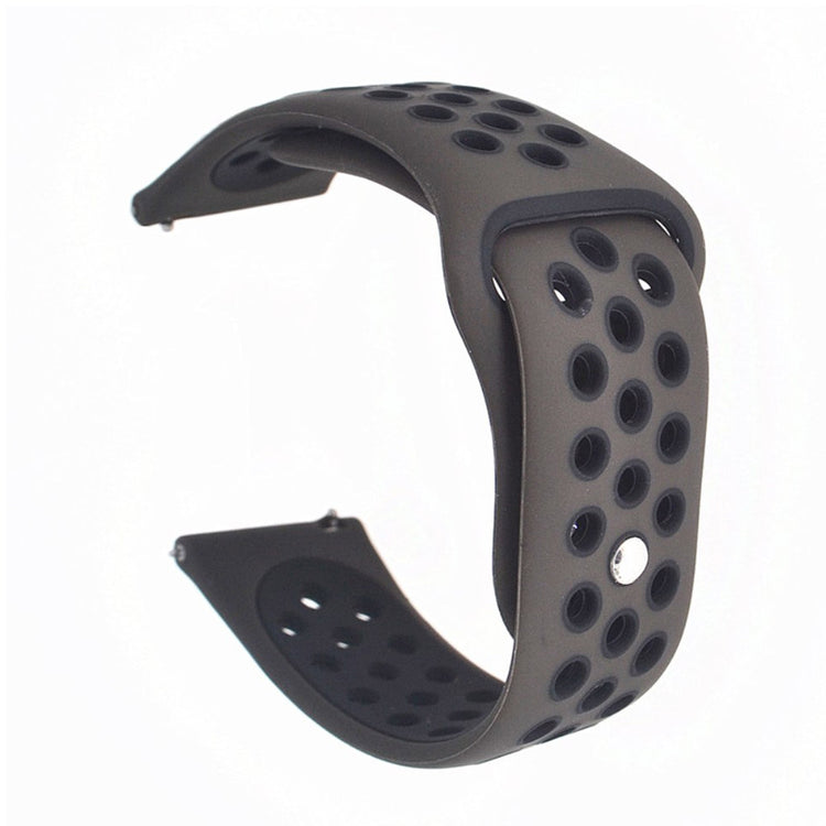 Super pænt Samsung Galaxy Watch Active Silikone Rem - Sort#serie_18