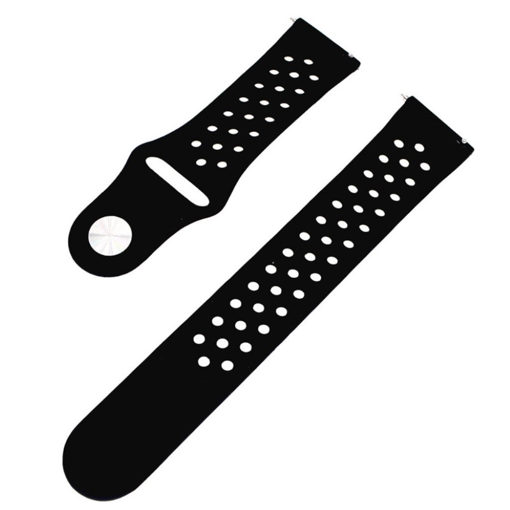 Super pænt Samsung Galaxy Watch Active Silikone Rem - Sort#serie_5