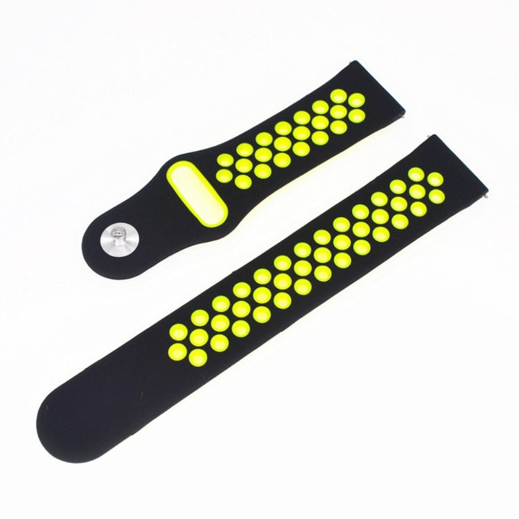 Super pænt Samsung Galaxy Watch Active Silikone Rem - Sort#serie_6