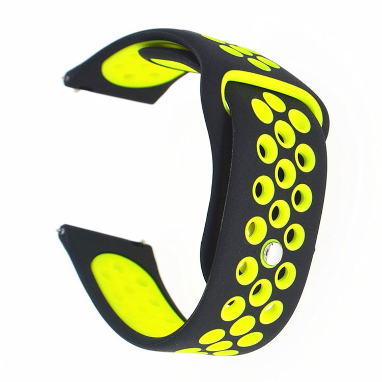 Super pænt Samsung Galaxy Watch Active Silikone Rem - Sort#serie_6