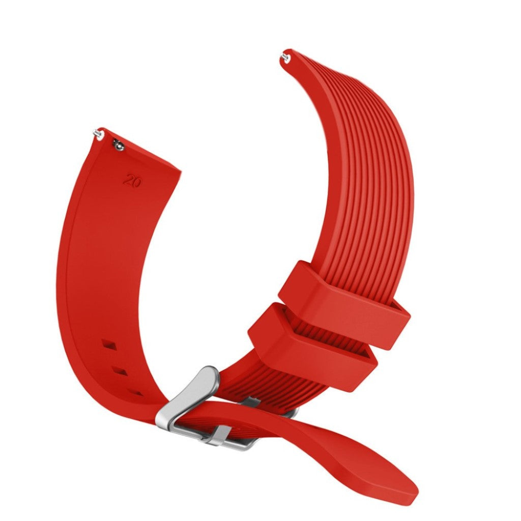 Meget nydelig Samsung Galaxy Watch Active Silikone Rem - Rød#serie_4