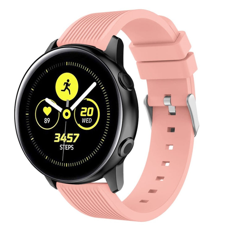 Meget nydelig Samsung Galaxy Watch Active Silikone Rem - Pink#serie_5