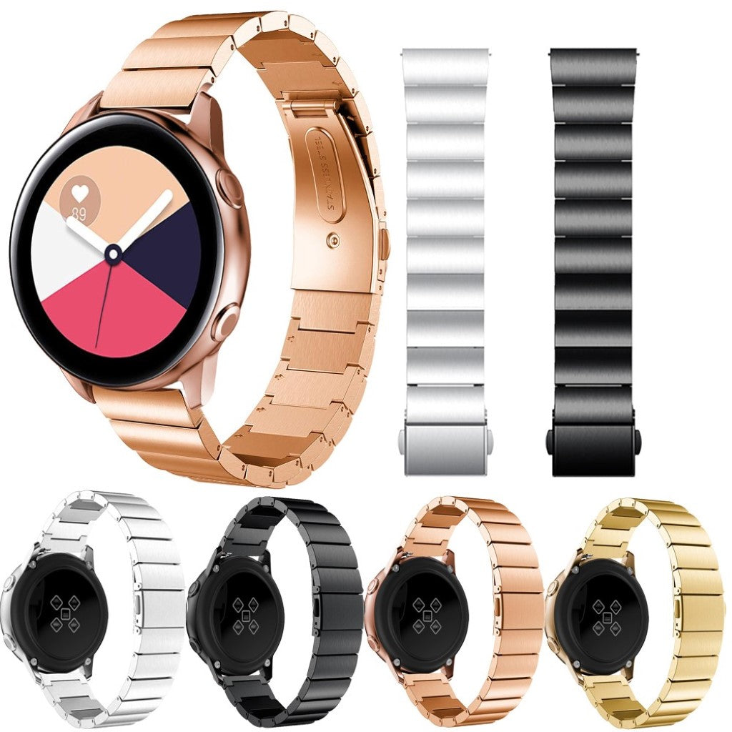 Meget skøn Samsung Galaxy Watch Active Metal Rem - Sort#serie_1