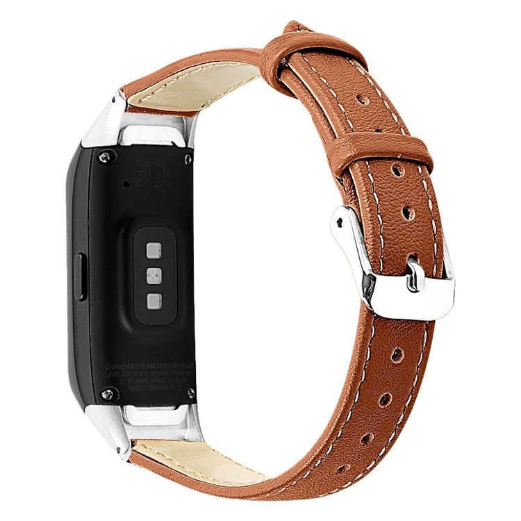 Stilfuld Samsung Galaxy Fit Ægte læder Rem - Brun#serie_15