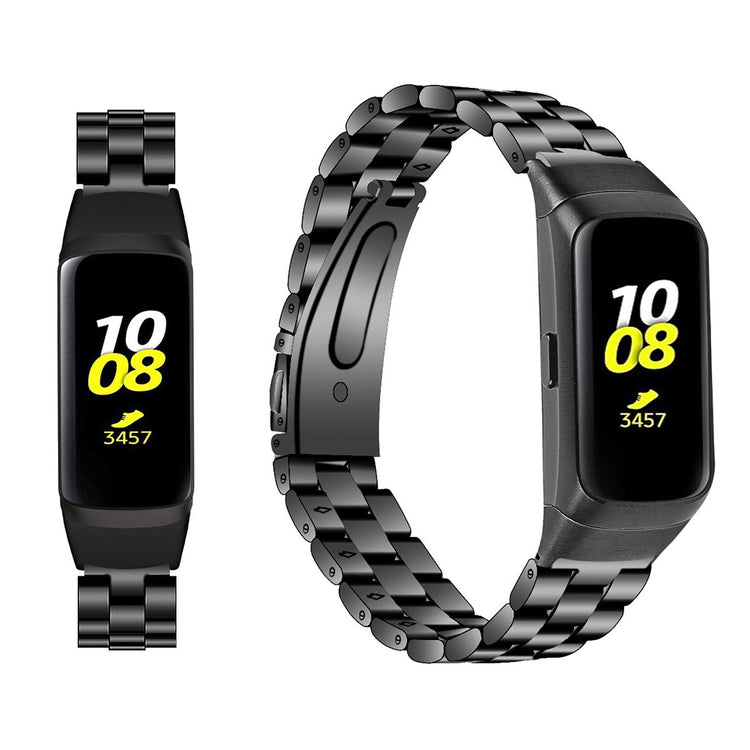 Meget fed Samsung Galaxy Fit Metal Rem - Sort#serie_1