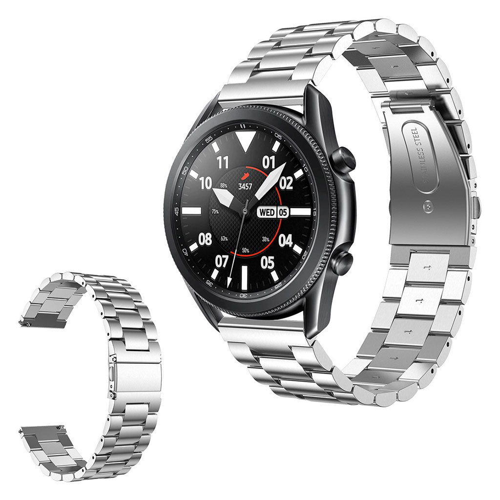 Helt vildt pรฆnt Samsung Galaxy Watch 3 (45mm) Metal Rem - Sรธlv#serie_9