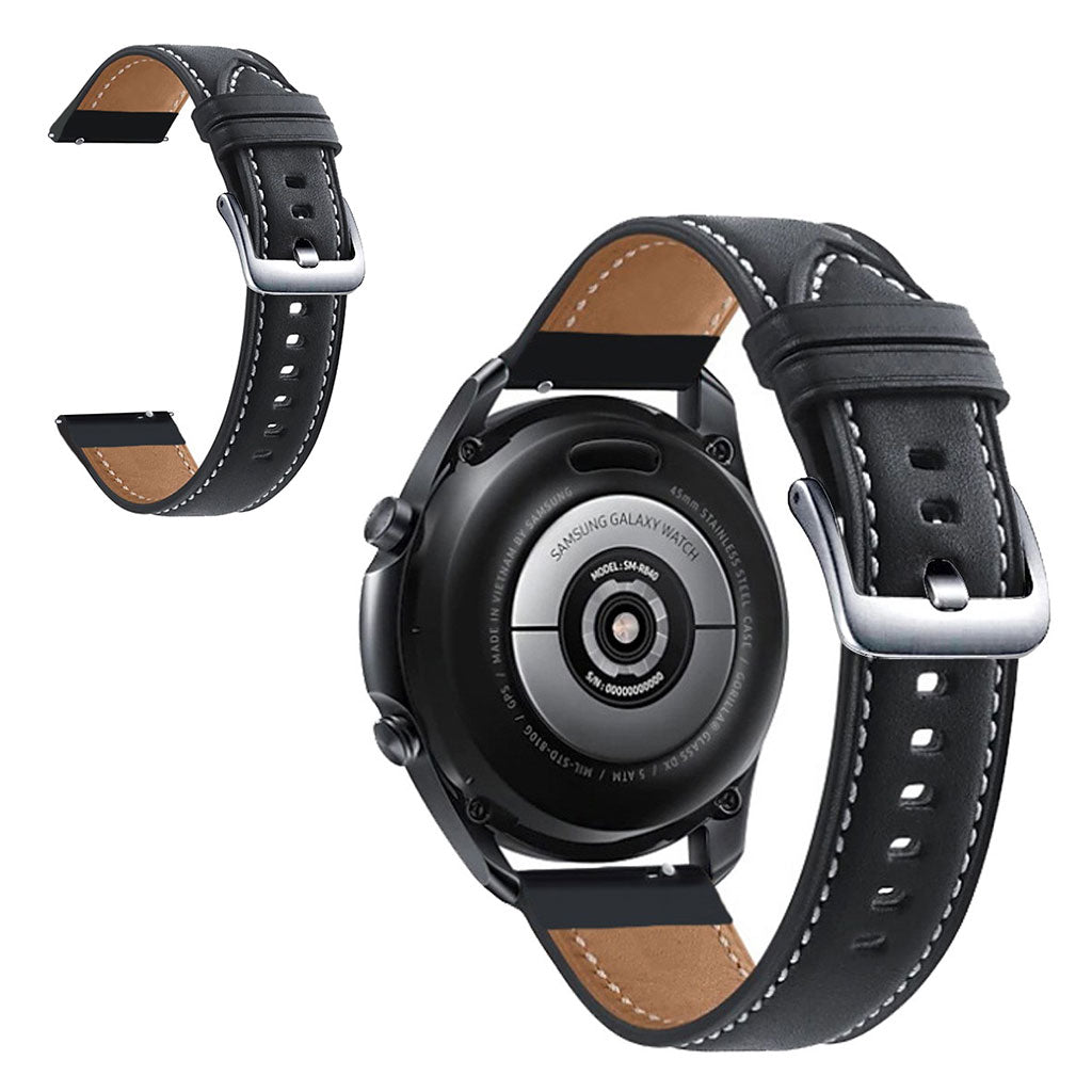 Rigtigt fint Universal Ægte læder Rem - Blå#serie_1