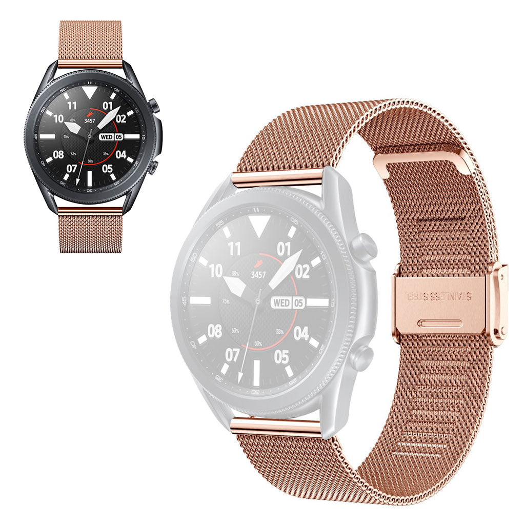 Mega slidstรฆrk Samsung Galaxy Watch 3 (45mm) Metal Rem - Pink#serie_041