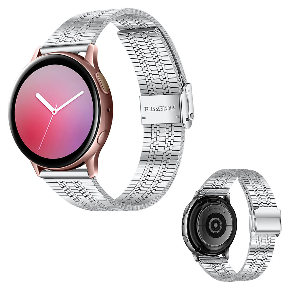 Samsung Galaxy Watch 3 (45mm) / Samsung Galaxy Watch (46mm) Metal Rem - Sรธlv#serie_1
