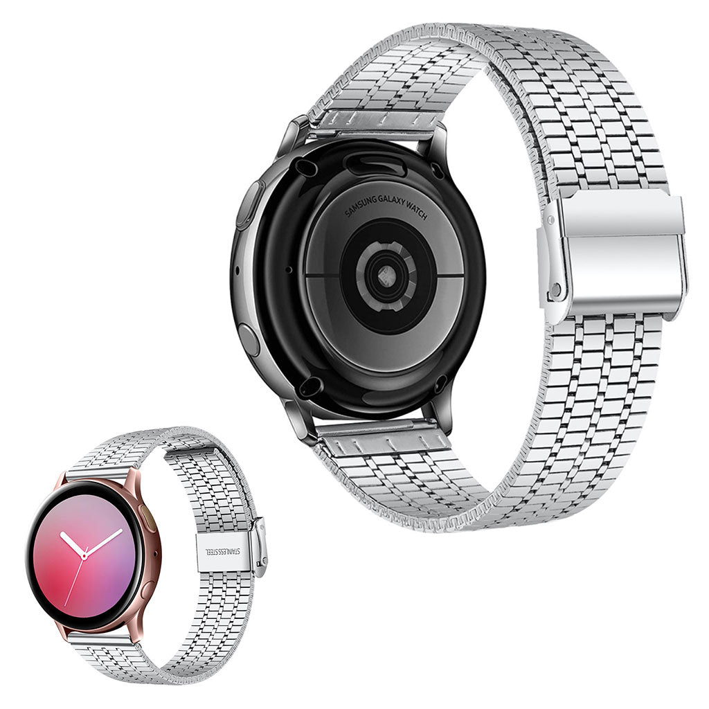 Samsung Galaxy Watch 3 (45mm) / Samsung Galaxy Watch (46mm) Metal Rem - Sรธlv#serie_1