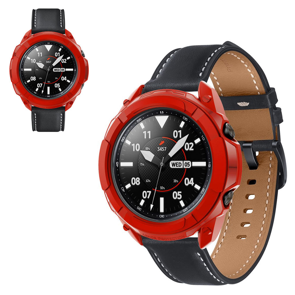 Samsung Galaxy Watch 3 (45mm)  Silikone Bumper  - Rรธd#serie_1
