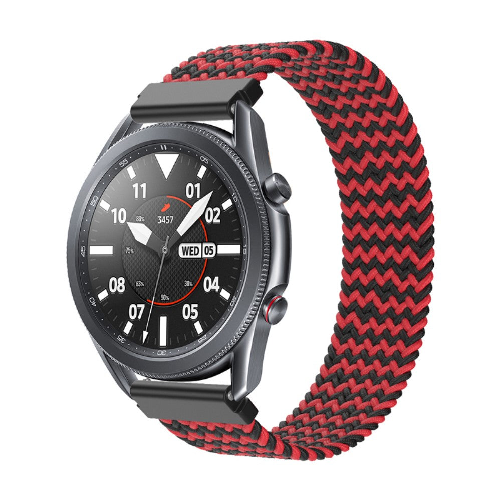 Mega nydelig Samsung Galaxy Watch 3 (45mm) Nylon Rem - Rรธd#serie_1