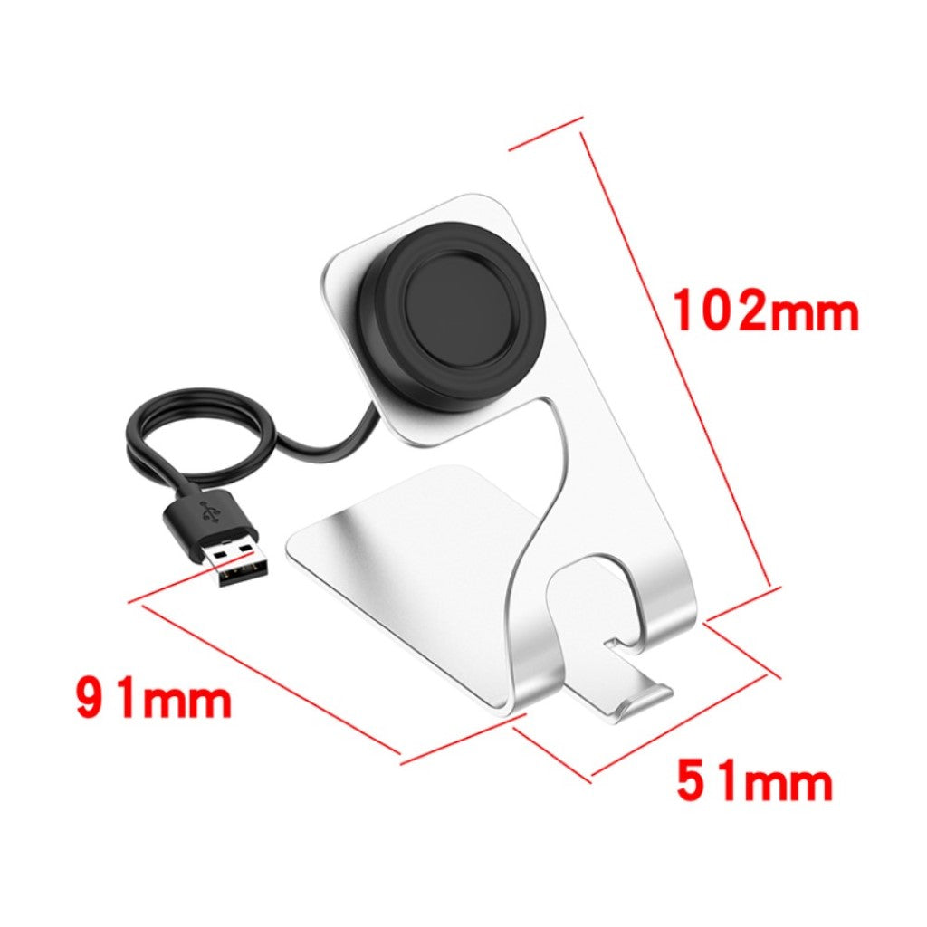 Metal Universal Samsung Smartwatch   Ladestation - Sølv#serie_1