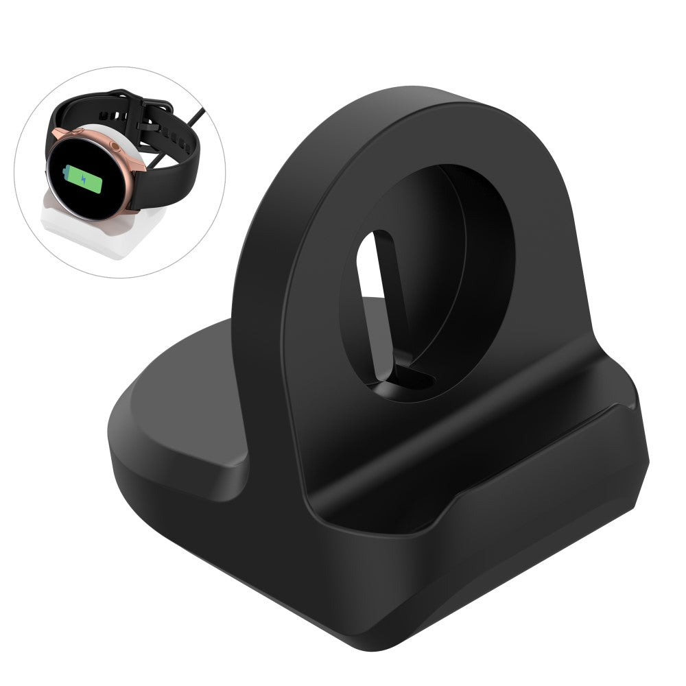 Universal Samsung Smartwatch Silikone Holder - Sort#serie_1