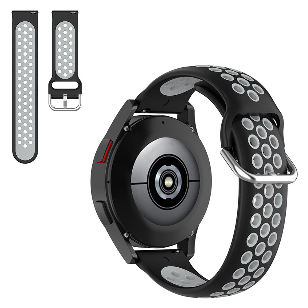 Helt vildt skøn Universal Samsung Silikone Rem - Sølv#serie_2