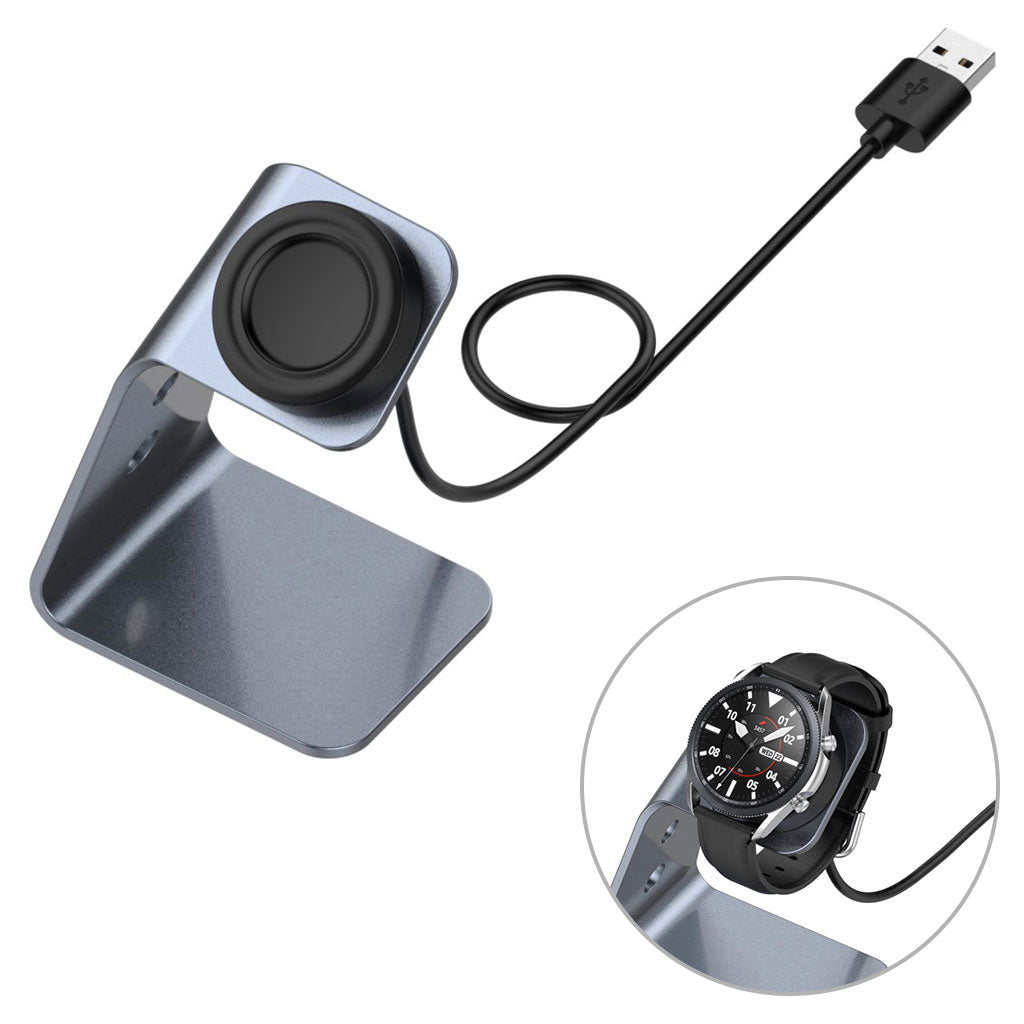 Metal Universal Samsung Smartwatch   Ladestation - Sølv#serie_2