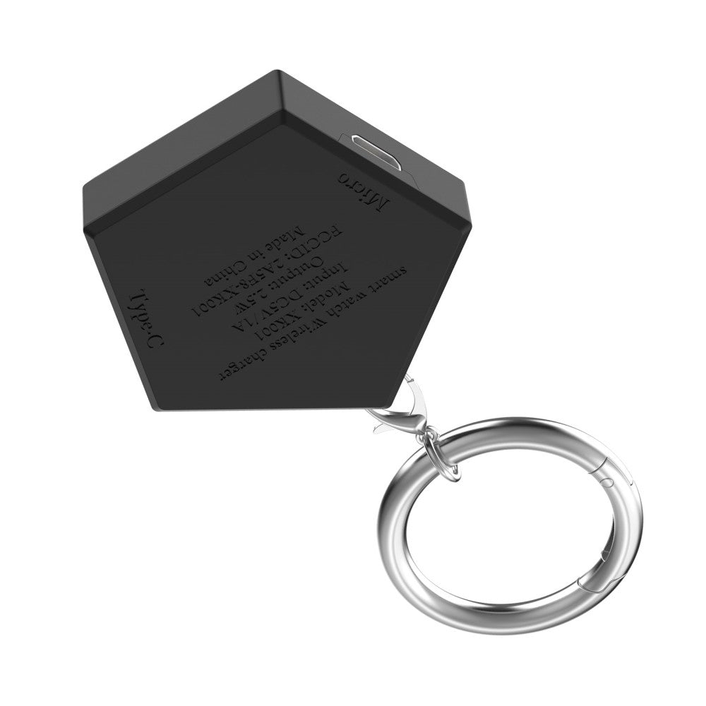 1m Plastik Universal Samsung Trådløs  Ladestation - Sort#serie_1