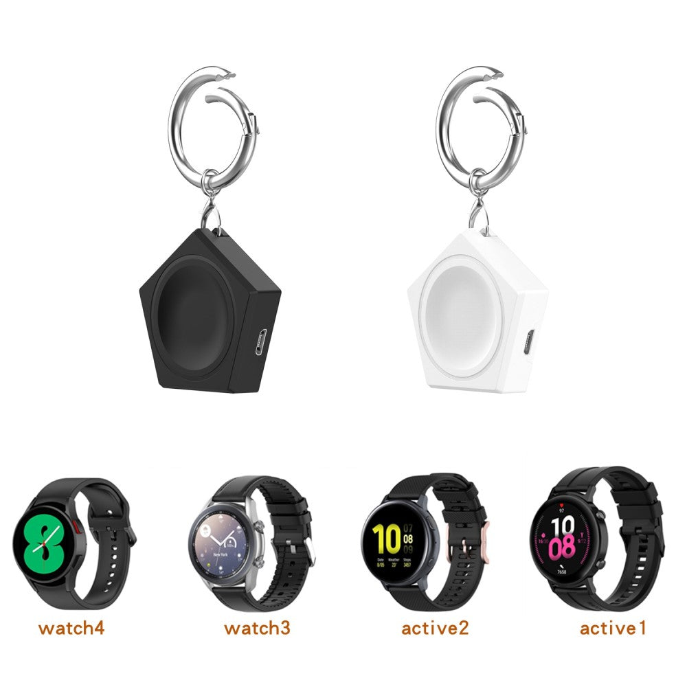 1m Plastik Universal Samsung Trådløs  Ladestation - Sort#serie_1