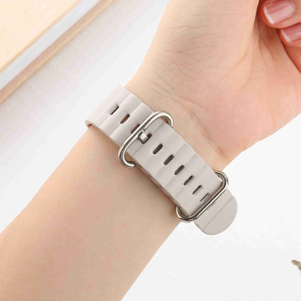 Meget hårdfør Universal Apple Ægte læder Rem - Pink#serie_3