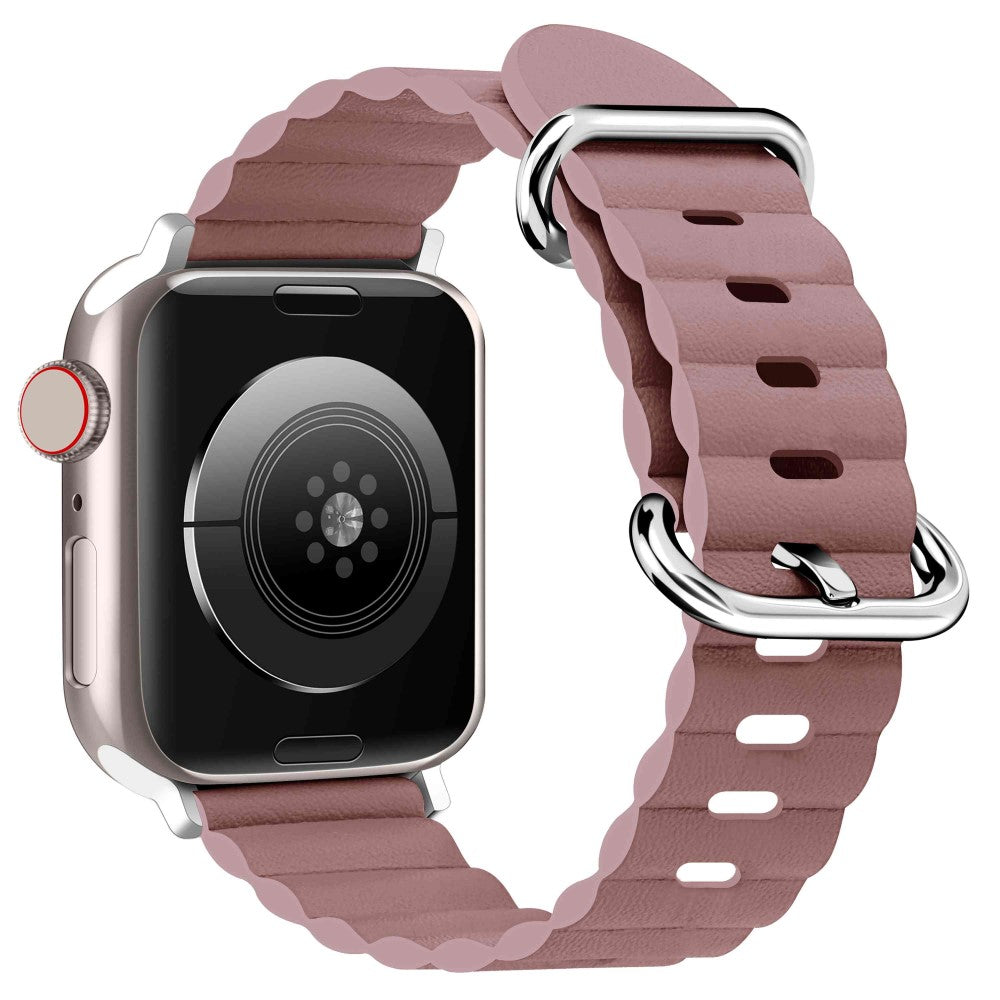 Meget hårdfør Universal Apple Ægte læder Rem - Pink#serie_3