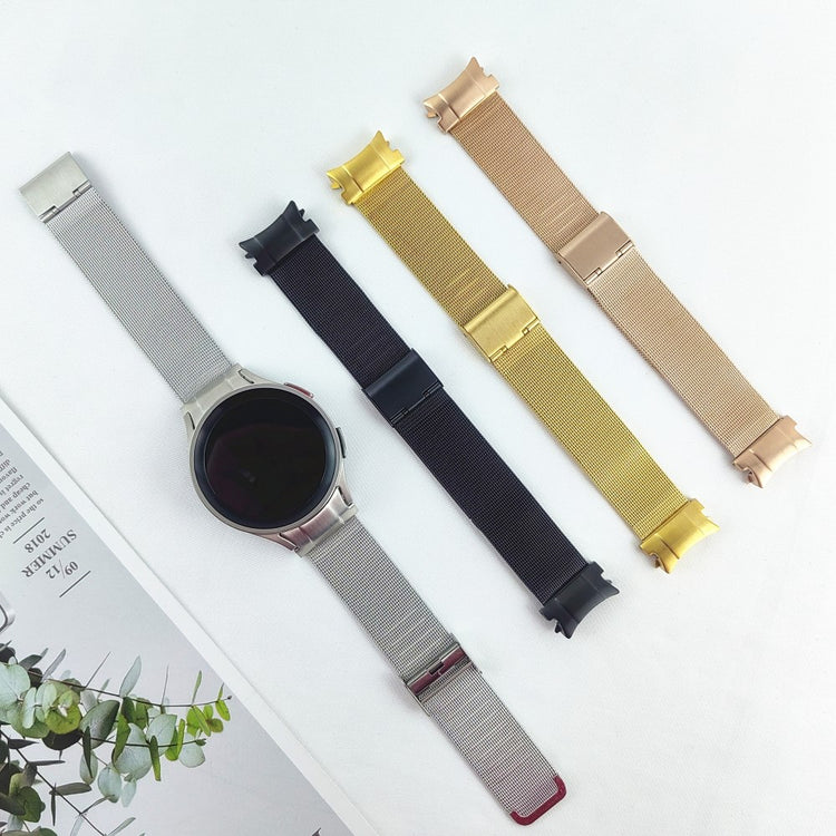 Rigtigt Flot Metal Universal Rem passer til Samsung Smartwatch - Pink#serie_4