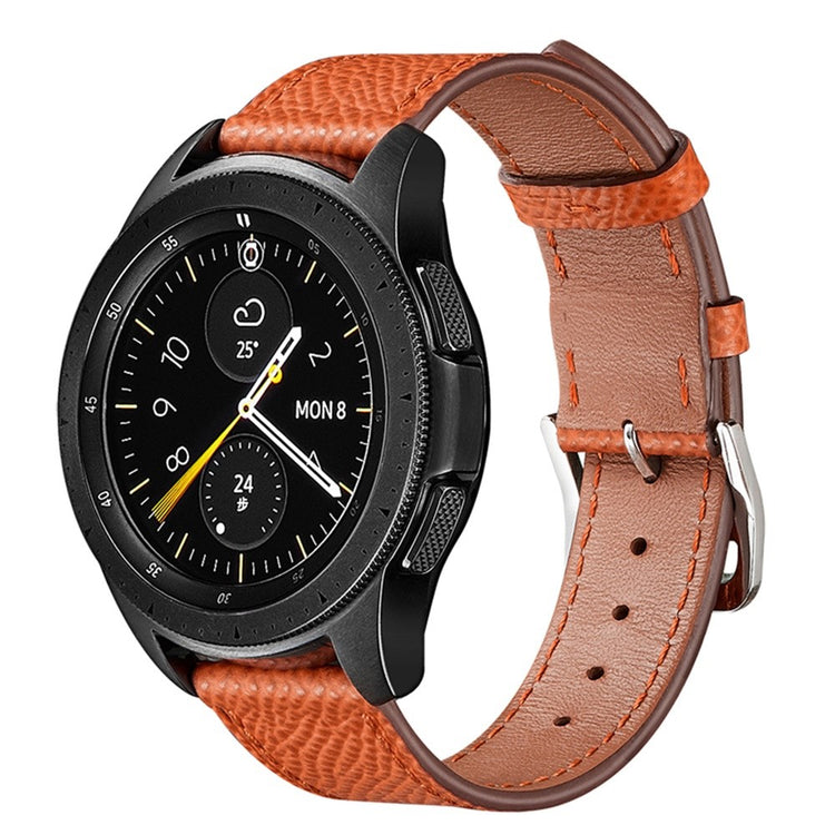 Stilfuld Universal Samsung Ægte læder Rem - Orange#serie_1