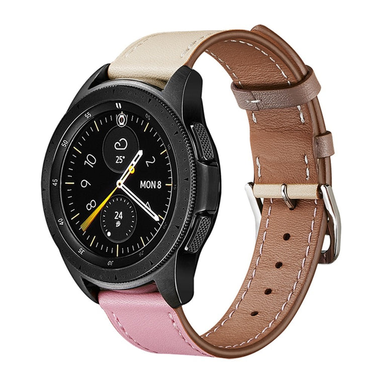 Stilfuld Universal Samsung Ægte læder Rem - Pink#serie_11