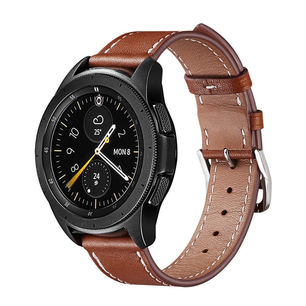Stilfuld Universal Samsung Ægte læder Rem - Brun#serie_14